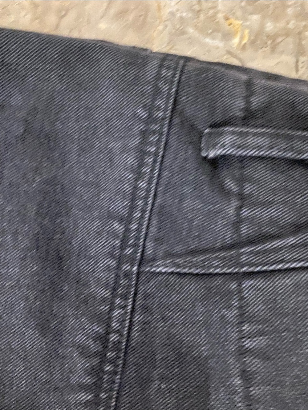 saltwater LUXE Black Button-Front Denim Mini Skirt - Picture 5 of 8